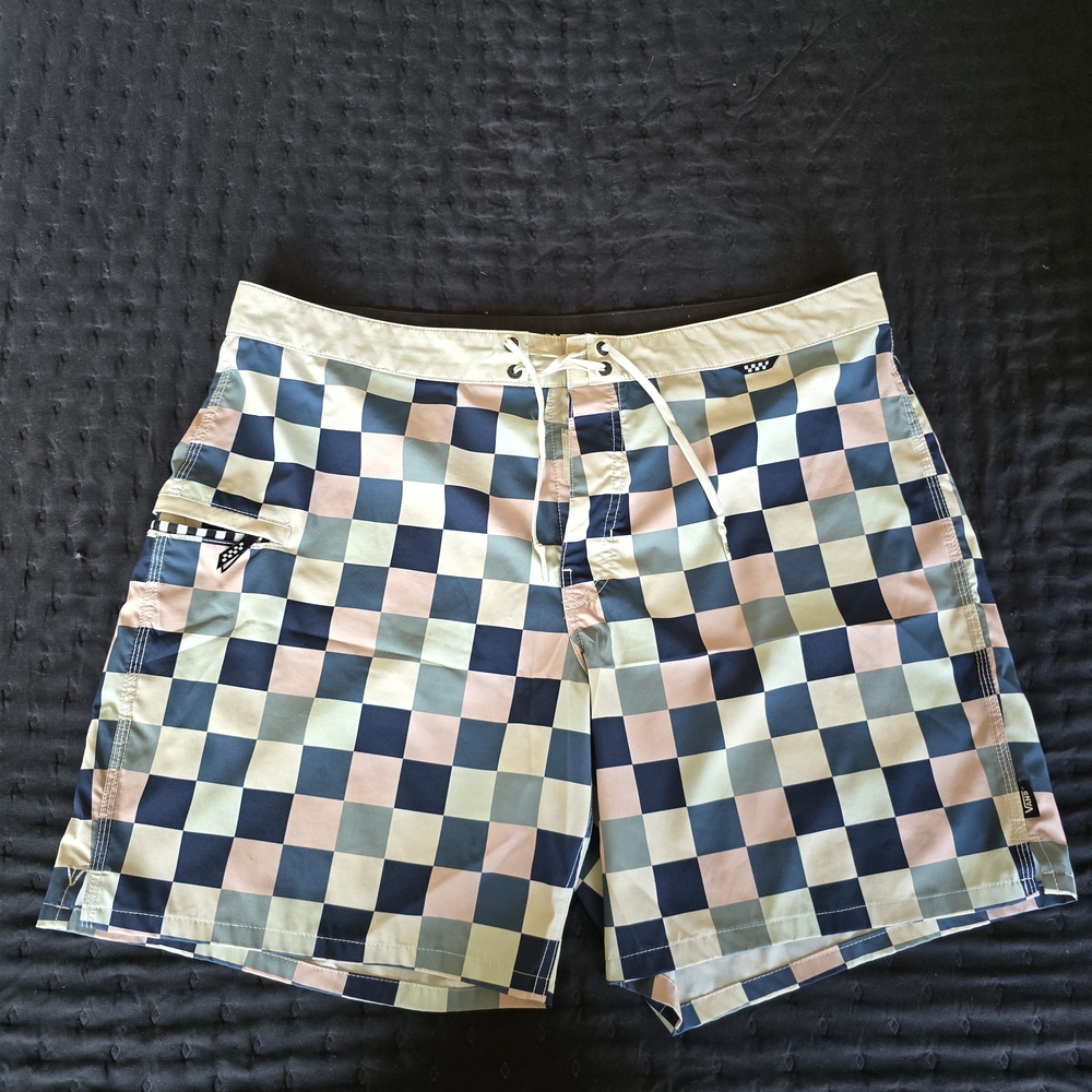 Vans Black and White Shorts